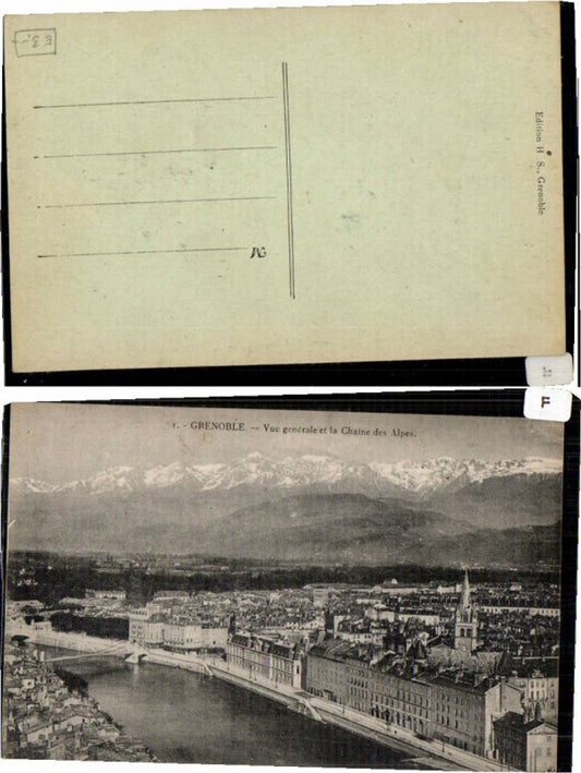 65655,Grenoble Totale m. Alpen