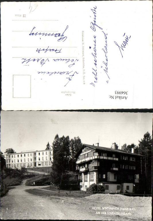 366993,Hotel Winterbach an d. Mariazellerbahn b. St. Anton an der Jeßnitz