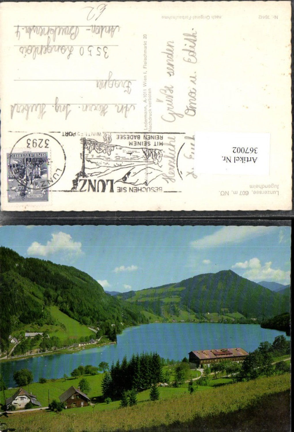 367002,Lunzersee See b. Lunz Jugendheim