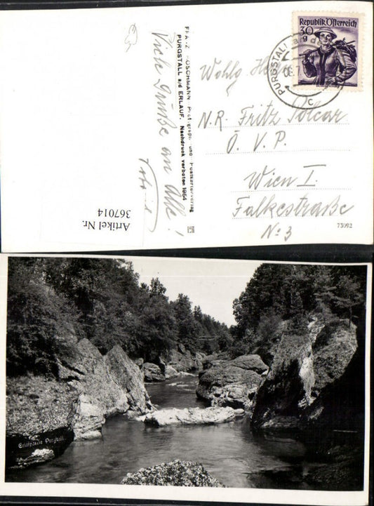 367014,Purgstall an d. Erlauf Erlafpartie Fluss