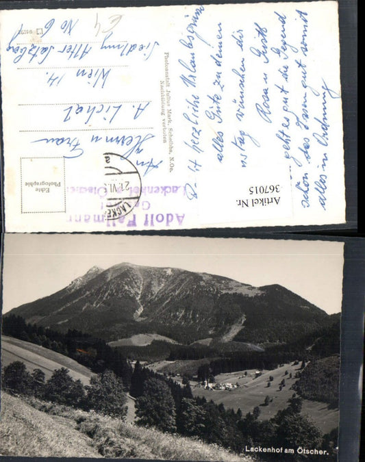 367015,Lackenhof am Ötscher Totale Bergkulisse