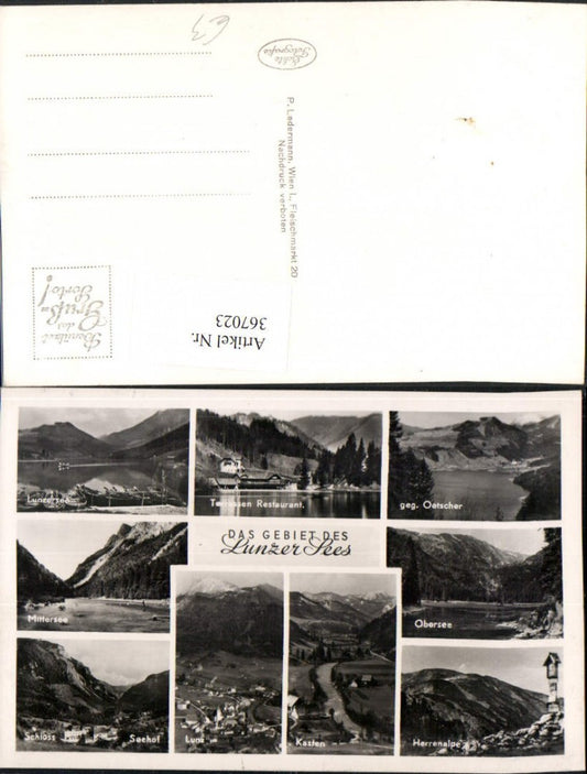 367023,Lunz Totale Kasten Schloss Seehof Obersee Mehrbildkarte