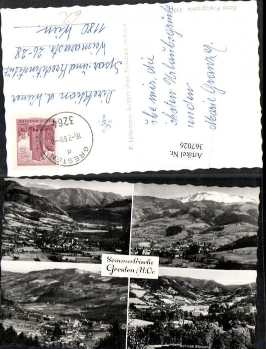 367026,Gresten Totale Schloss Stiebar Mehrbildkarte
