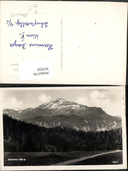 367039,Ötscher b. Lackenhof Bergkulisse