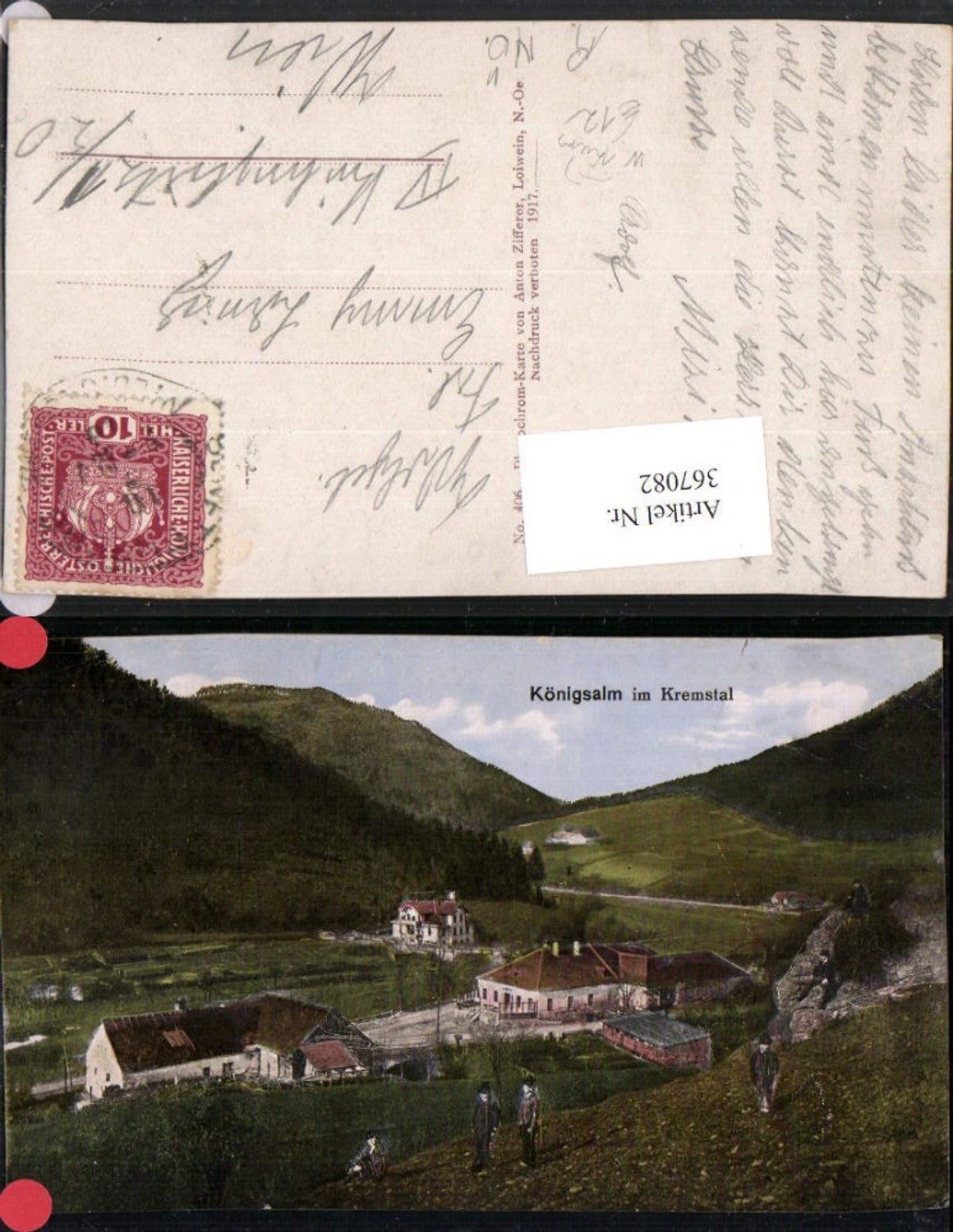 367082,Königsalm im Kremstal b. Loiwein Lichtenau