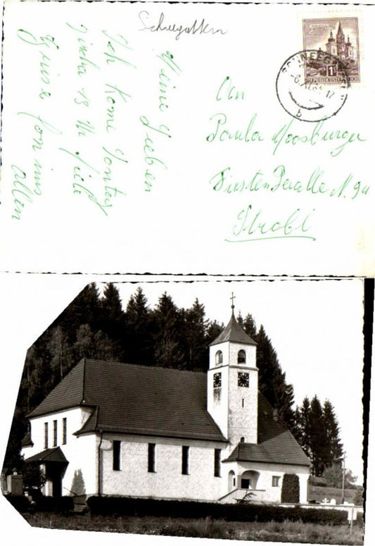 65816,Schneegattern Kirche 1960