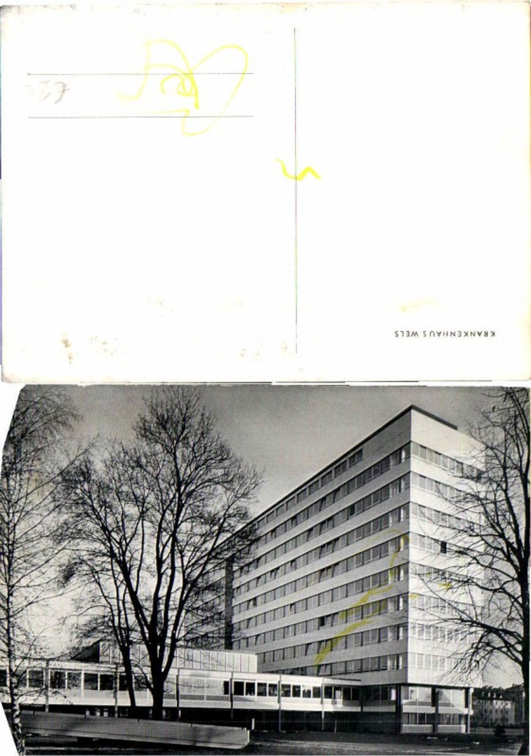 65817,Krankenhaus Wels um 1960