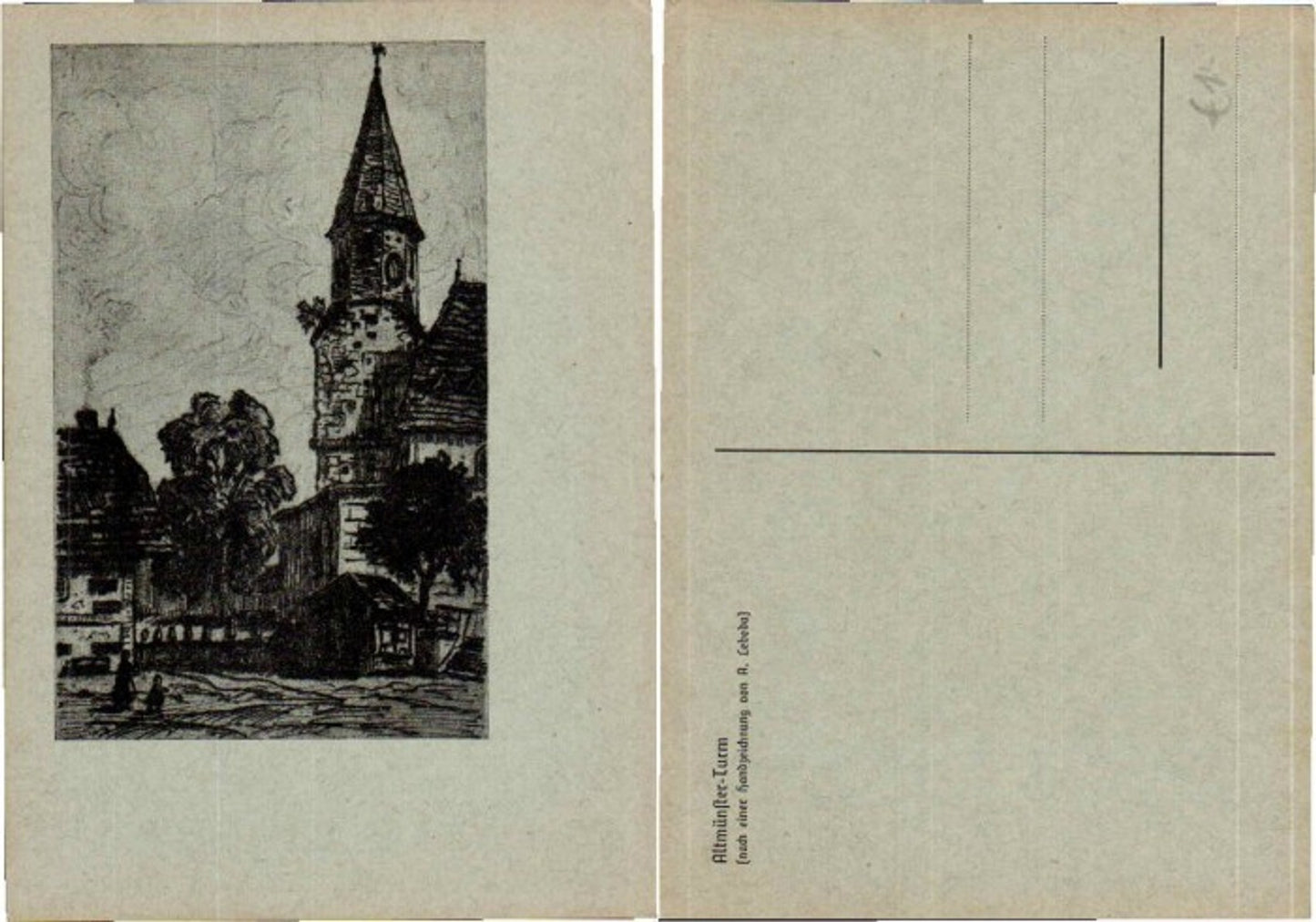 65818,Altmünster Turm sig A Lebeda