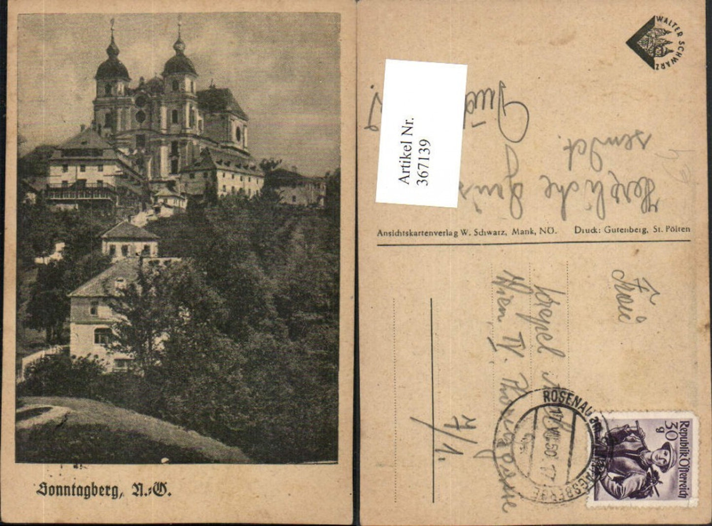 367139,Sonntagberg Basilika Kirche