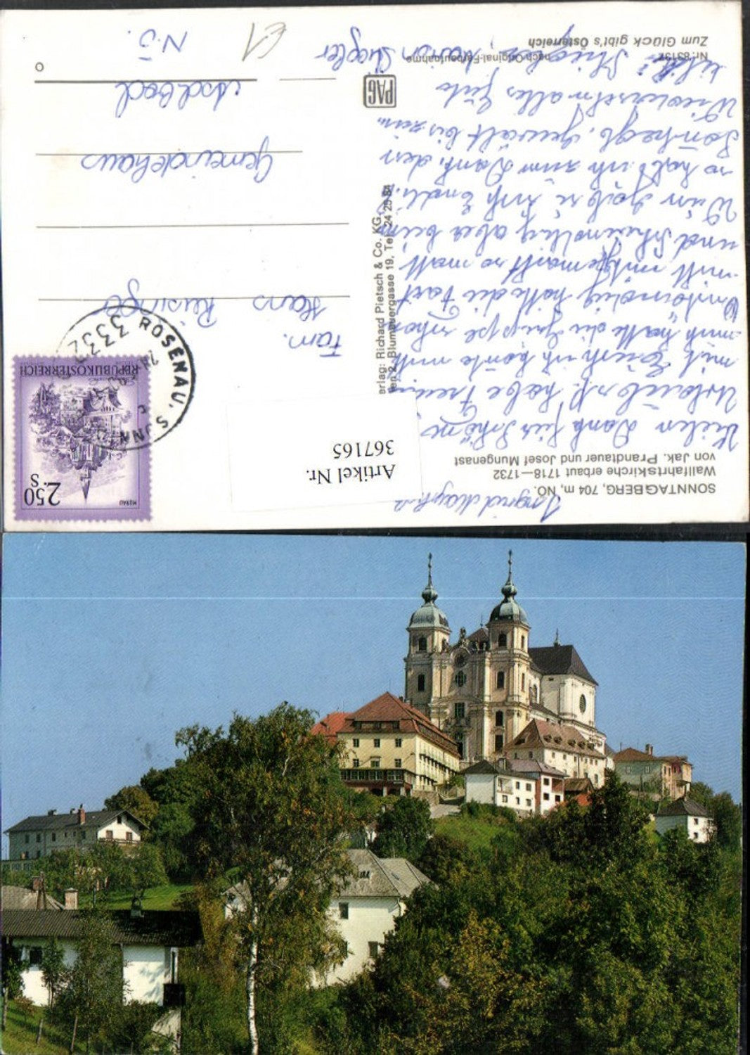 367165,Sonntagberg Wallfahrtskirche Kirche Basilika