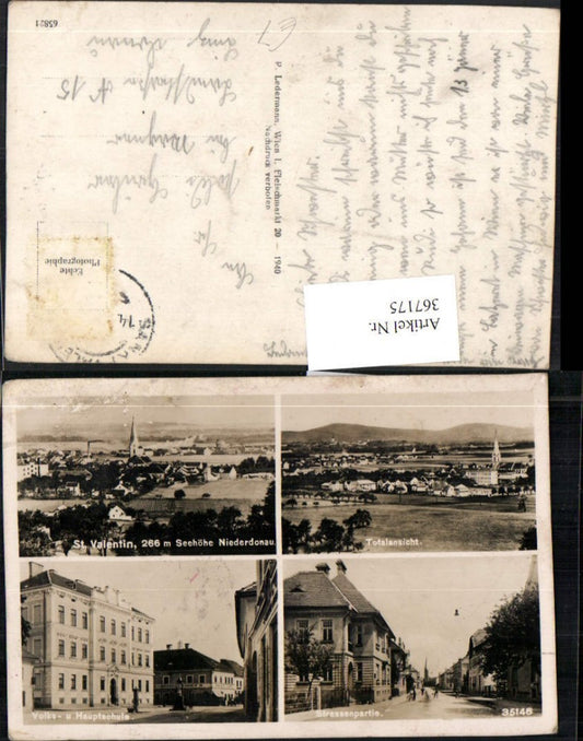 367175,St. Valentin Totale Volks- und Hauptschule Straßenansicht Mehrbildkarte