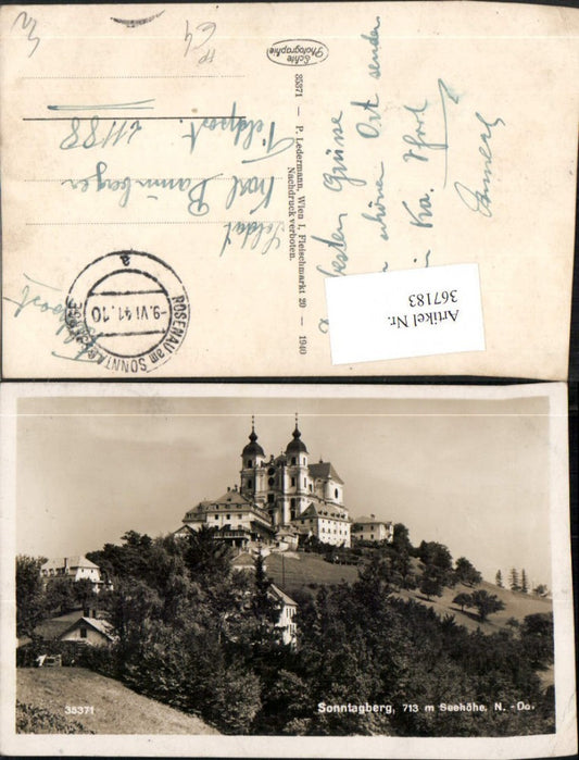 367183,Sonntagberg Basilika Kirche Feldpost Nr. 21188