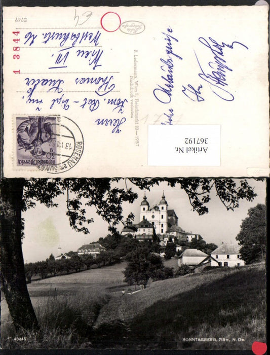 367192,Sonntagberg Basilika Kirche Wegpartie