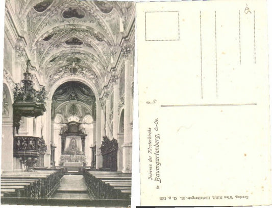 65919,Baumgartenberg Innen Kirche 1921