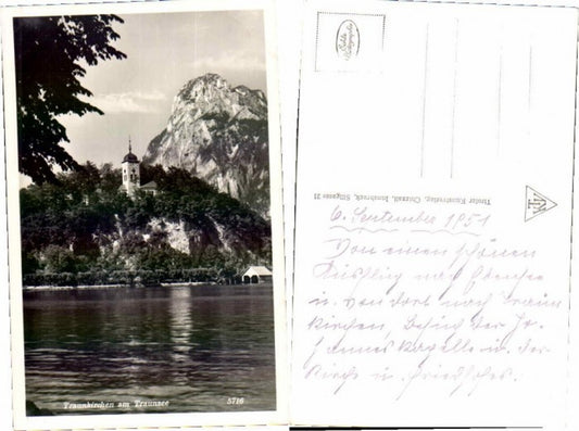 65920,Traunkirchen am Traunsee Rare AK 1950