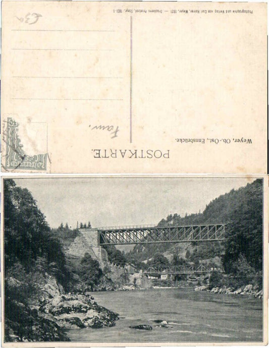 65960, Weyer ad Enns Bridge 1921