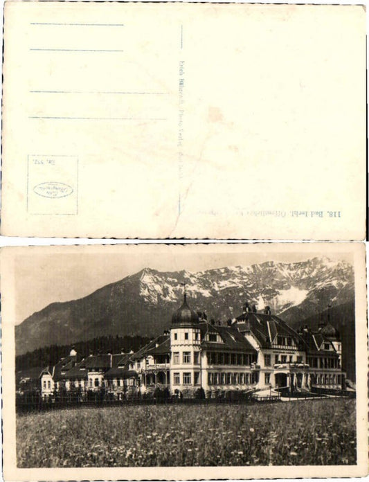 65964,Photo postcard Bad Ischl Hospital 1935