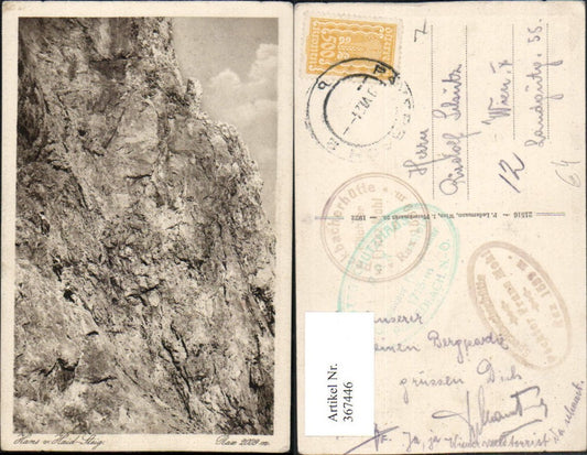 367446,Rax Hans v. Haid-Steig b. Prein Felswand Kletterer