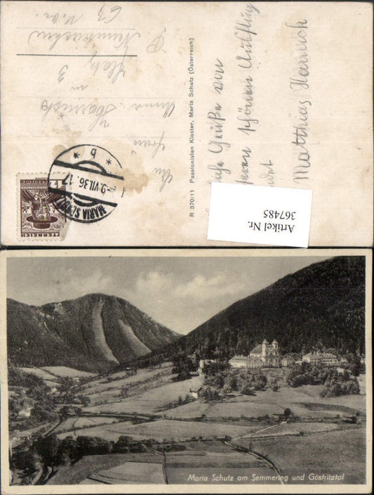 367485,Maria Schutz am Semmering u. Göstritztal