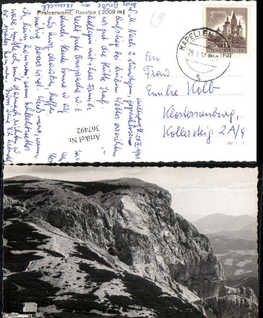 367492,Raxalpe Preinerwand b. Prein Felswand