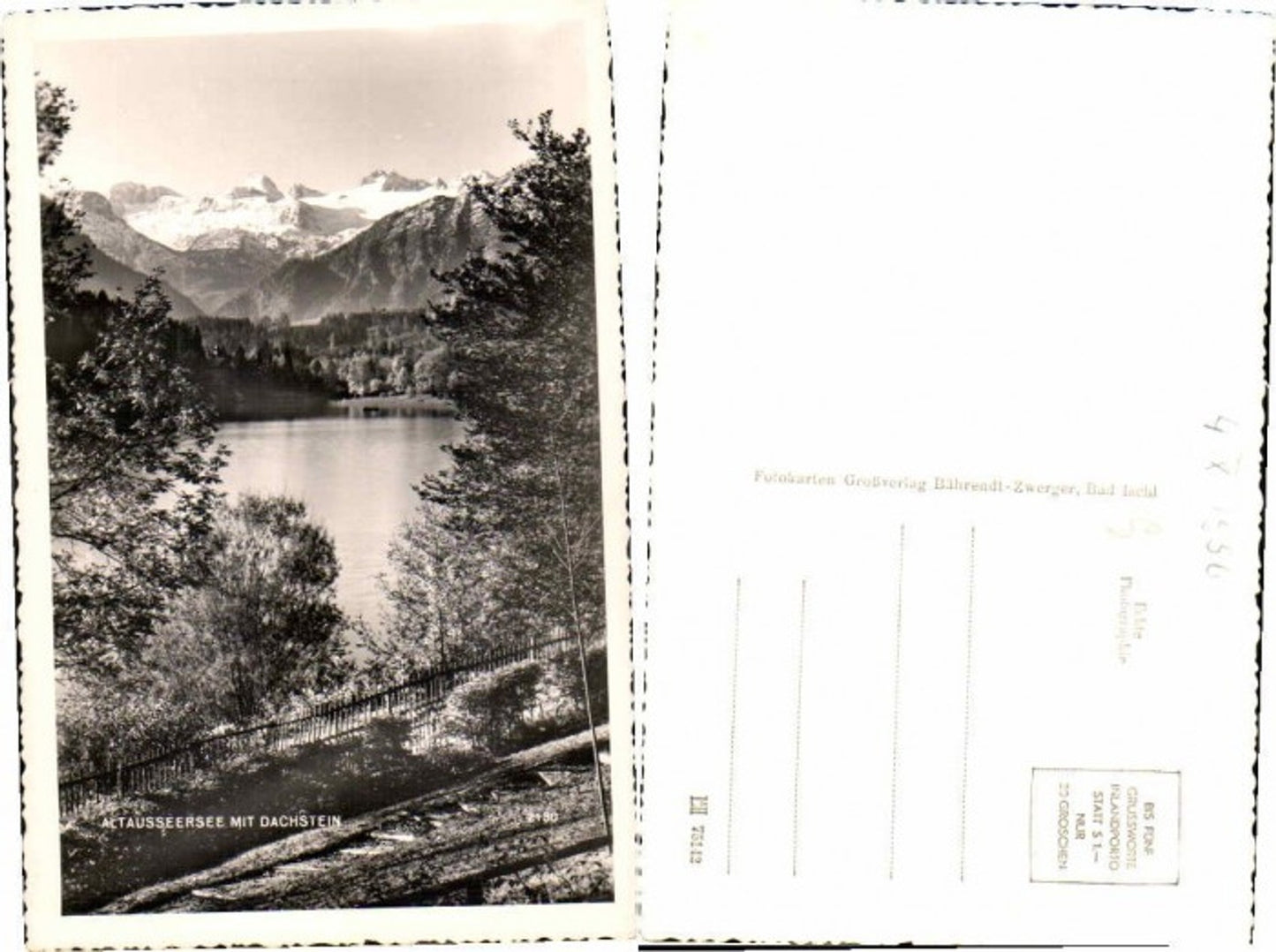 66183,Altaussee Aussee m. Dachstein Fotokarte