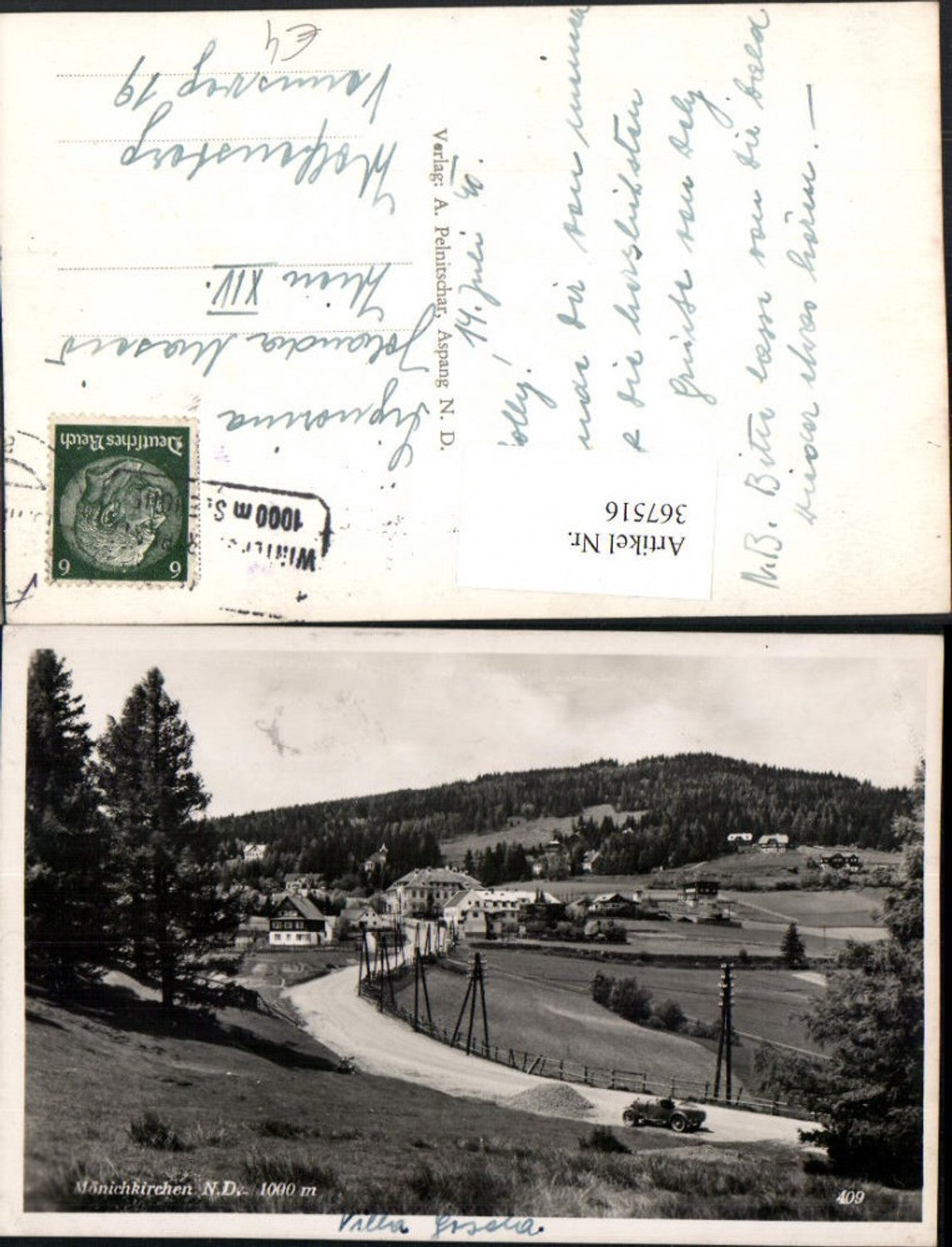 367516,Mönichkirchen Teilansicht Hotel Lang