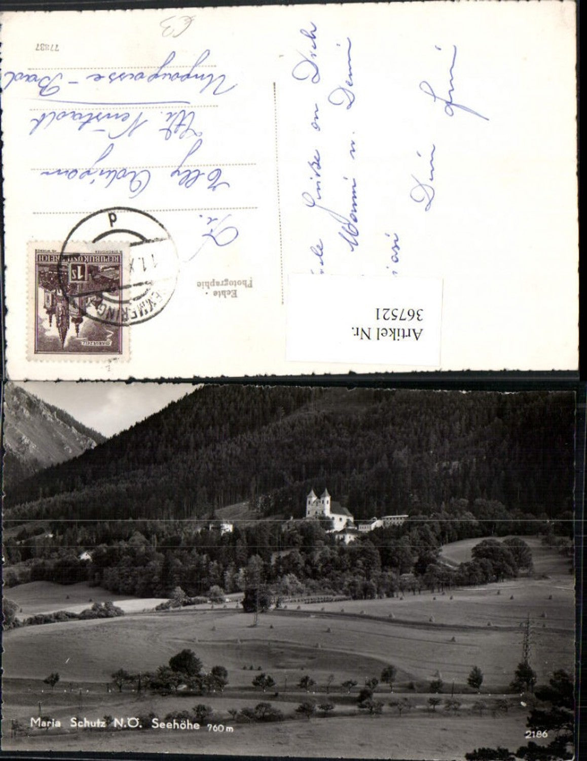 367521,Maria Schutz Kirche b. Semmering