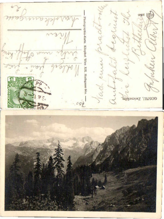 66208,Fotokarte Gosau Zwieselalm pub Kilophot