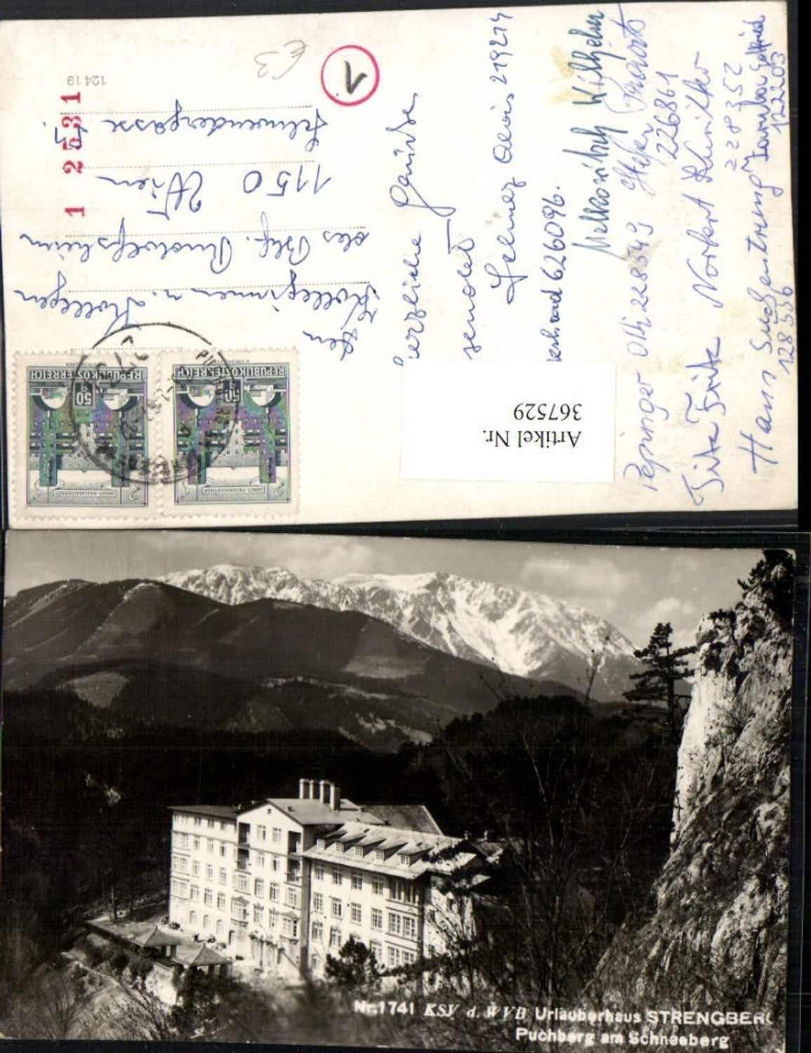 367529,Puchberg am Schneeberg Urlauberhaus Strengberg Bergkulisse