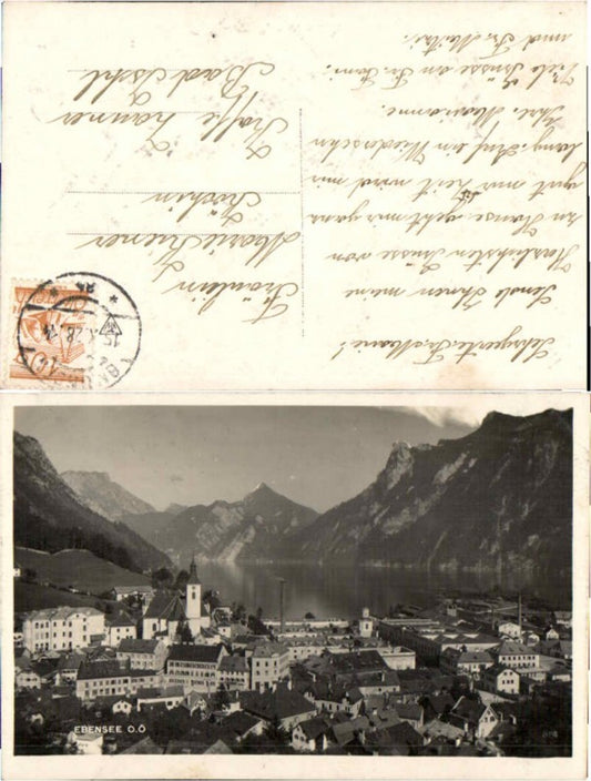 66209,Ebensee Fotokarte Totale 1928