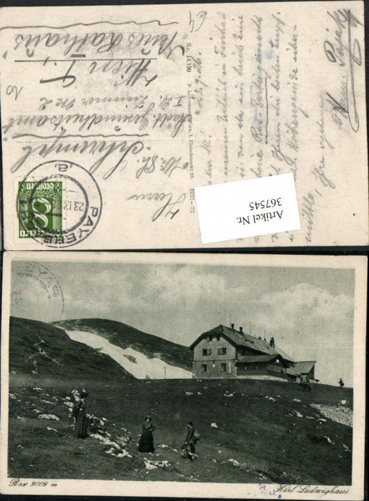 367545,Rax Karl Ludwig-Haus Berghütte b. Prein