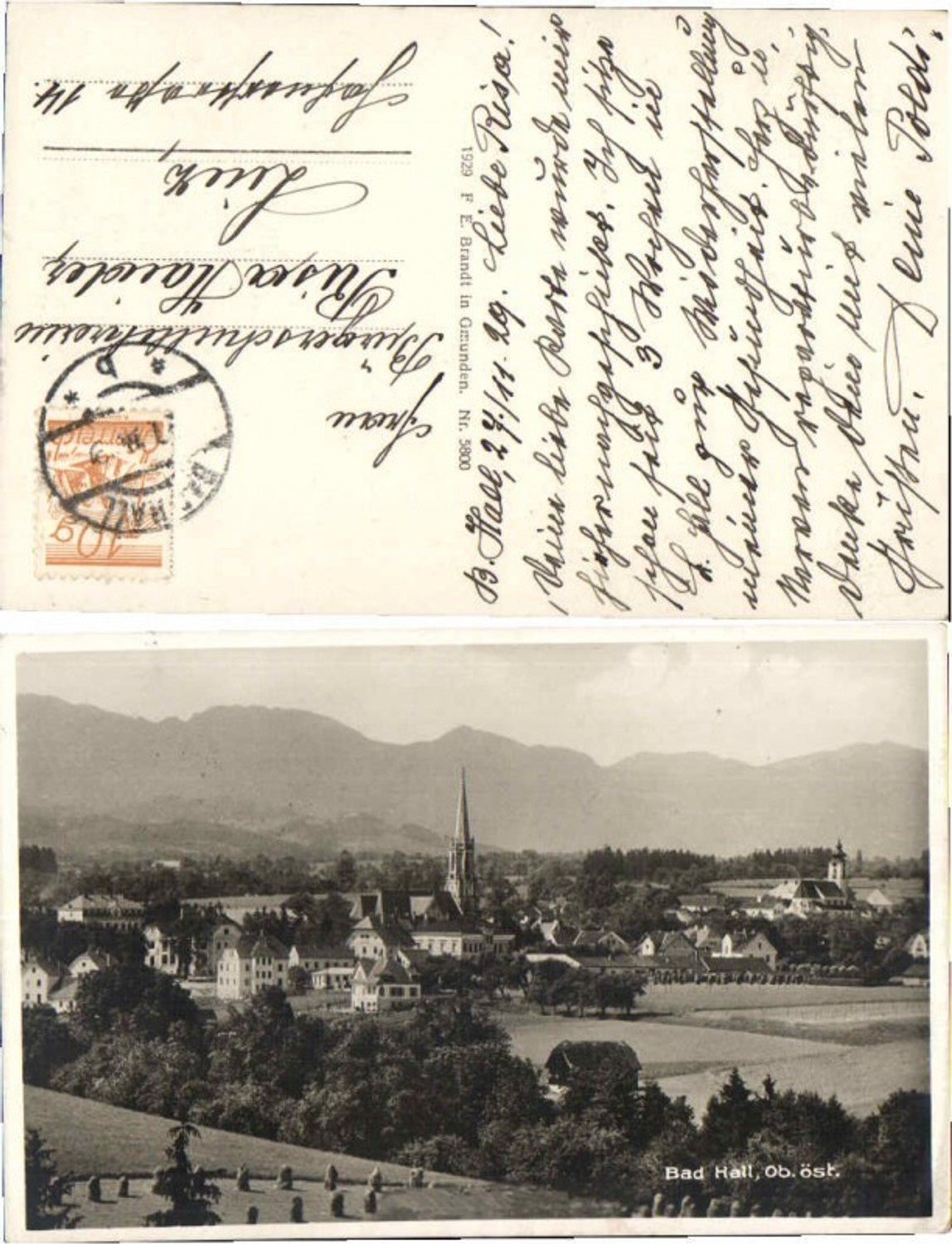 66235, Bad Hall near Steyr Total 1929 Brandt 5800