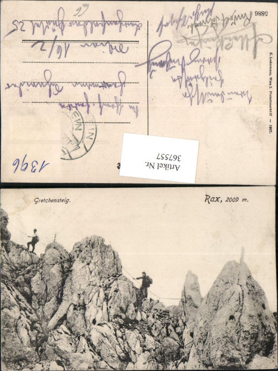 367557,Rax Gretchensteig b. Prein Bergsteiger Kletterer