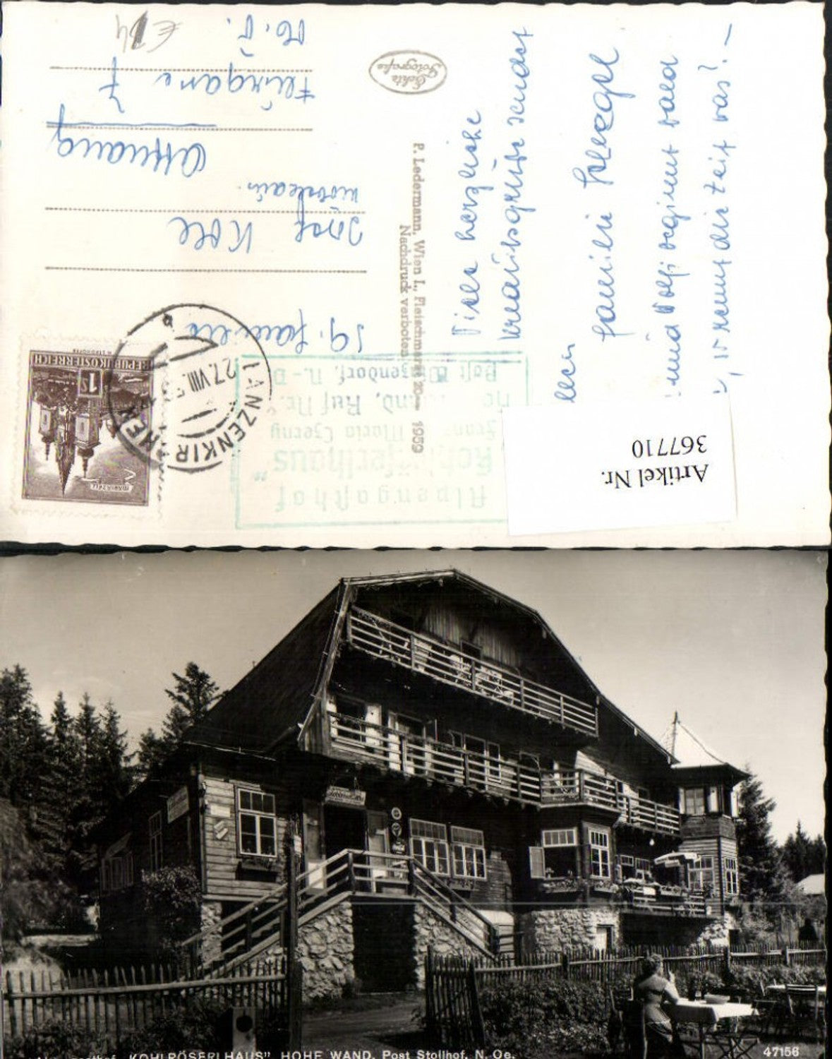 Alte Ansichtskarte – Old Postcard