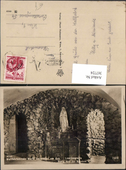 367724,Maria Enzersdorf am Gebirge Lourdesgrotte Maria Heil der Kranken