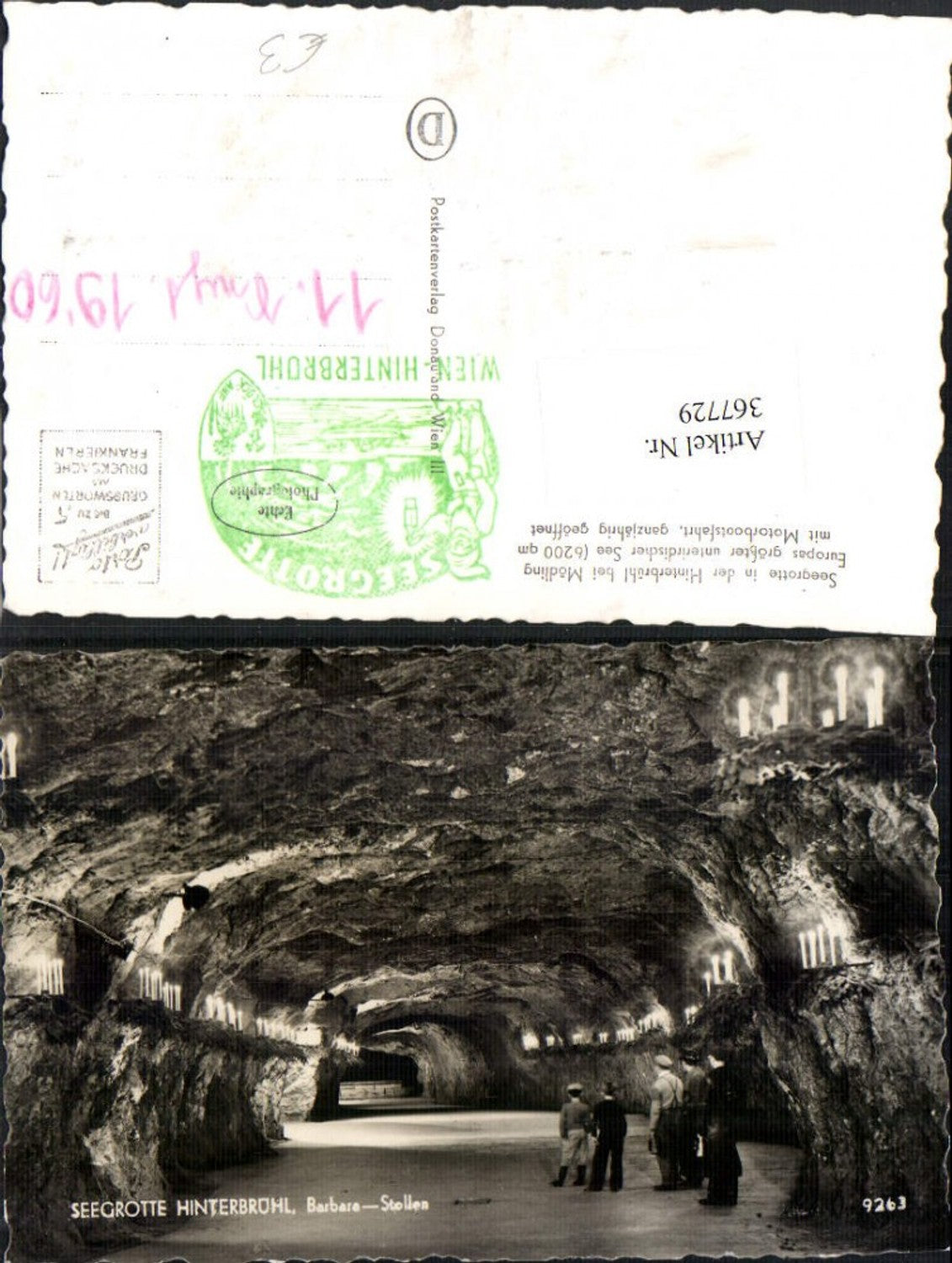 367729,Seegrotte Hinterbrühl b. Mödling Barbara Stollen