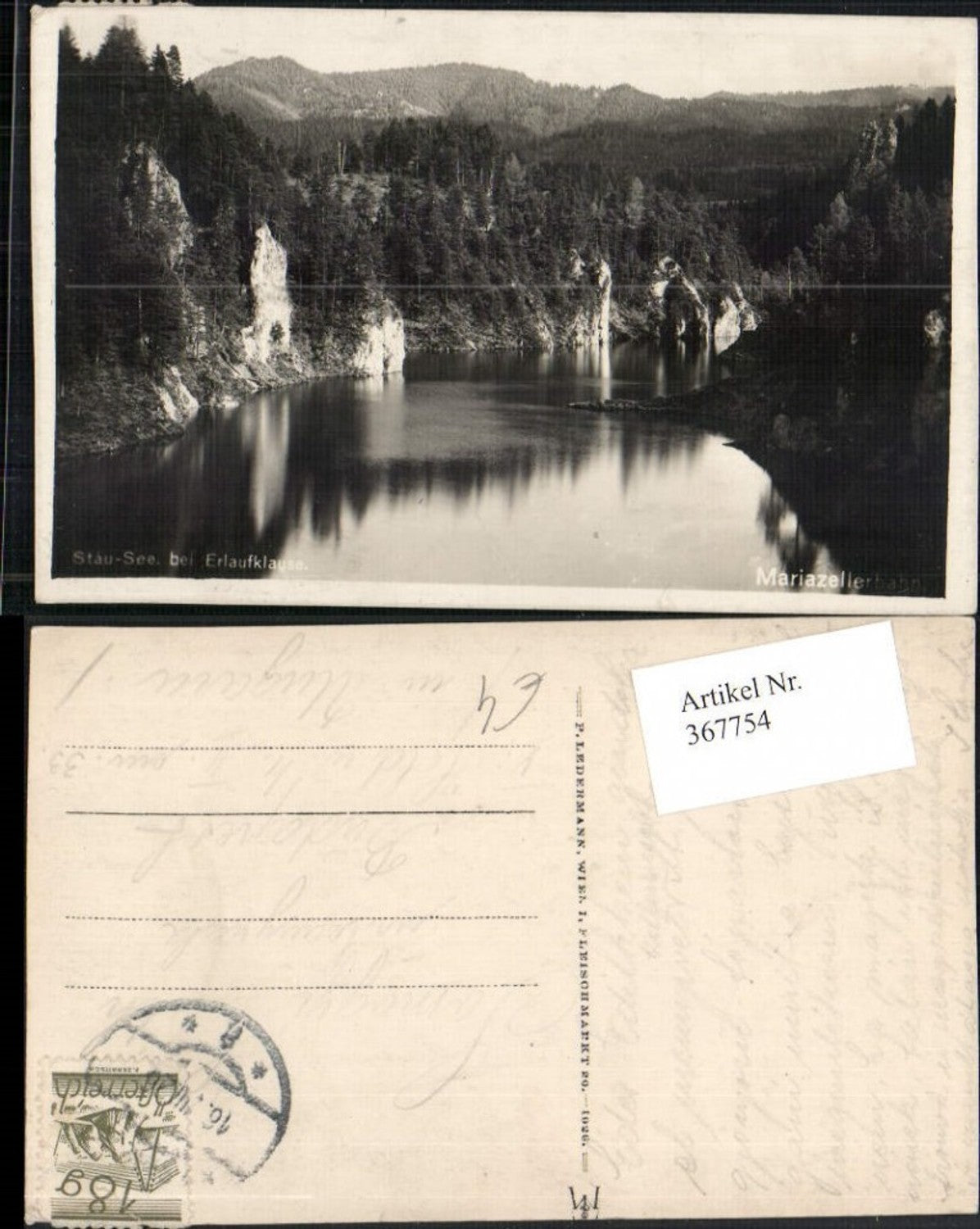 367754,Mariazellerbahn Stausee b. Erlaufklause b. Mitterbach