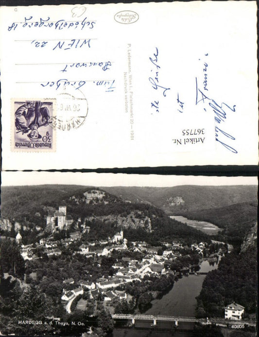 367755,Hardegg an d. Thaya Totale Brücke