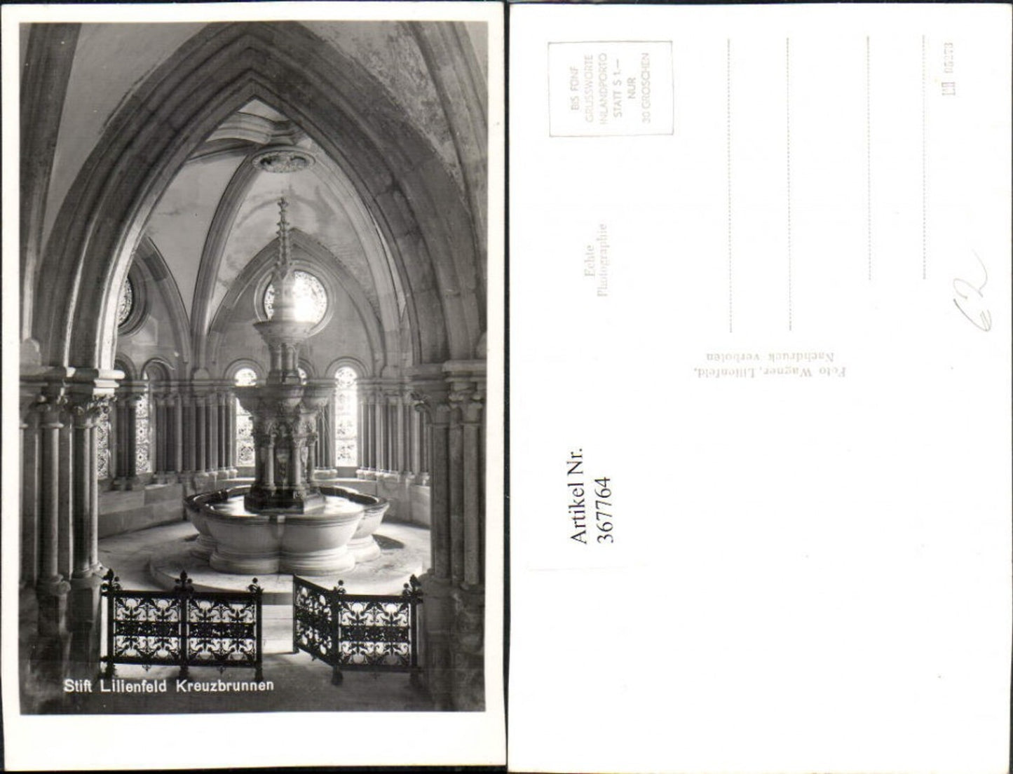 367764,Stift Lilienfeld Kreuzbrunnen