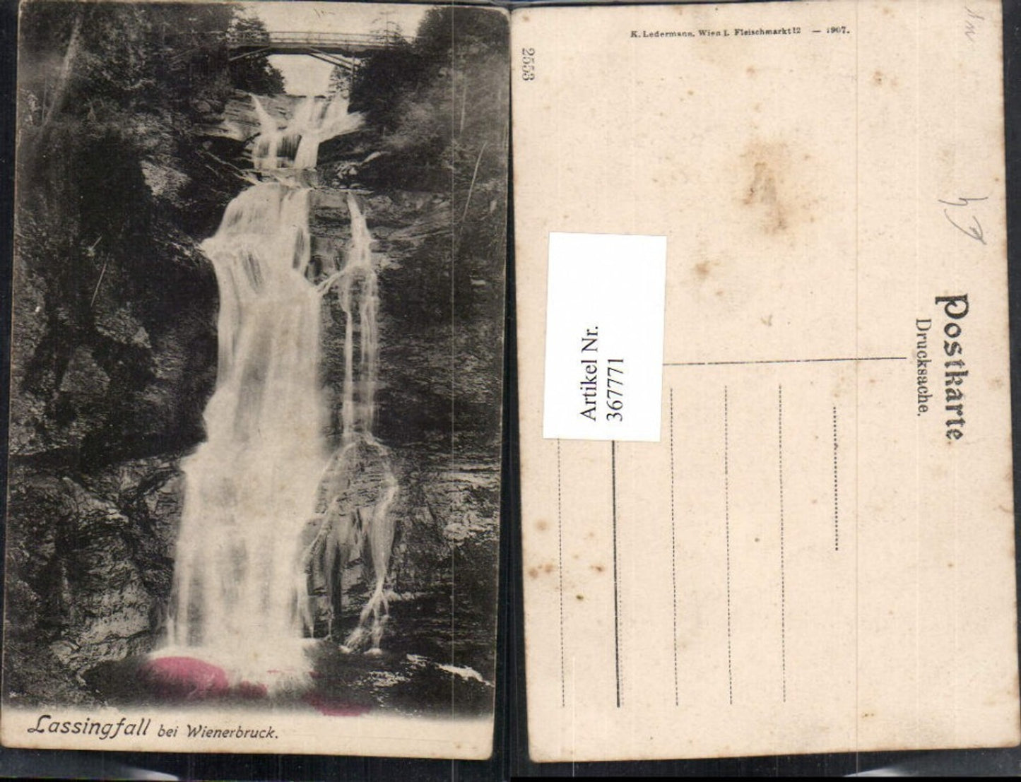 367771,Lassingfall Wasserfall b. Wienerbruck Annaberg