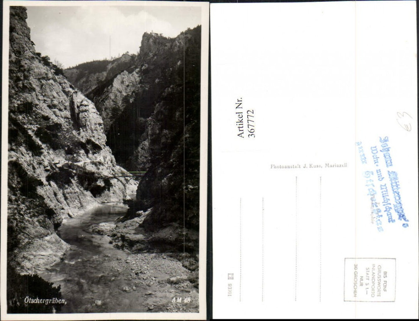 367772,Ötschergräben b. Mitterbach Brücke