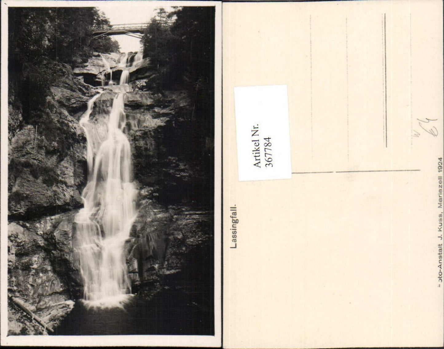 367784,Lassingfall Wasserfall b. Wienerbruck Annaberg
