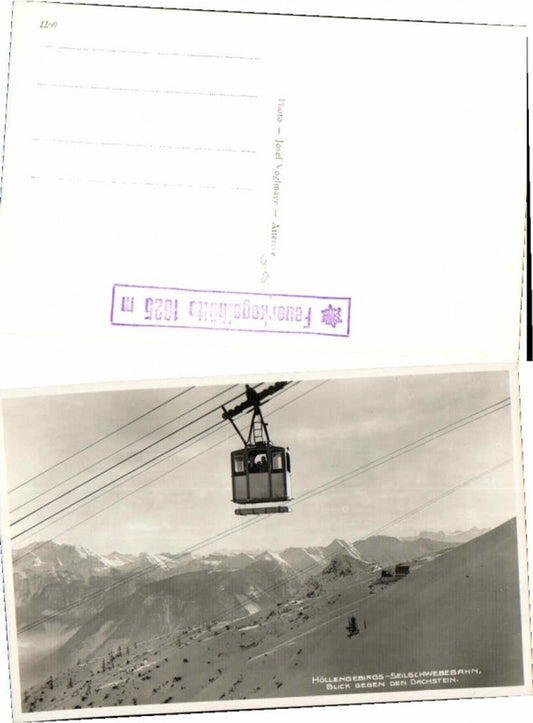 66486,Höllengebirge Seilbahn Bergbahn Ebensee