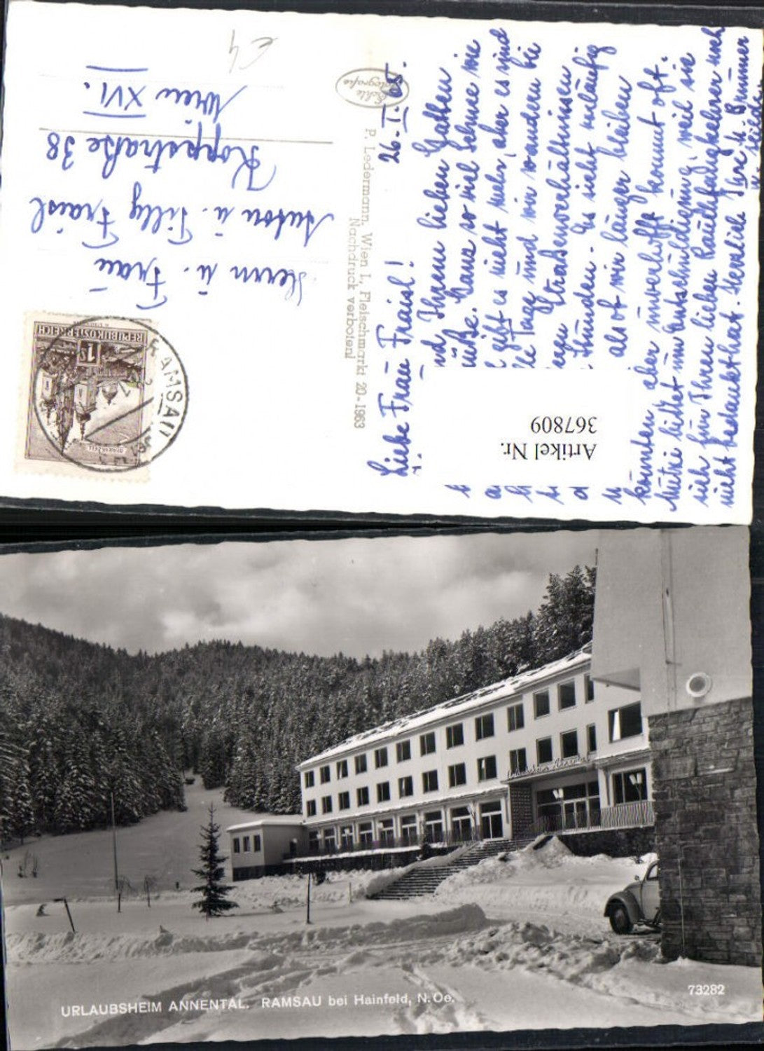 367809,Ramsau b. Hainfeld Urlaubsheim Annental Winterbild