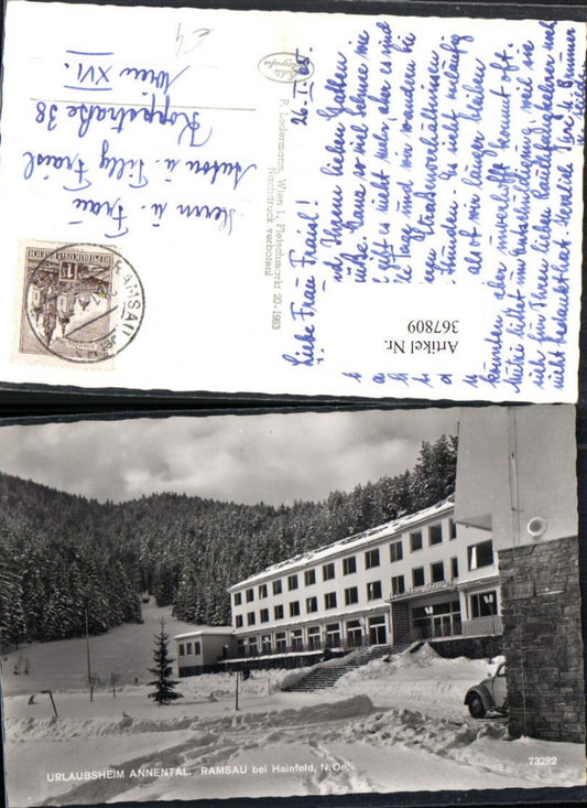 367809,Ramsau b. Hainfeld Urlaubsheim Annental Winterbild
