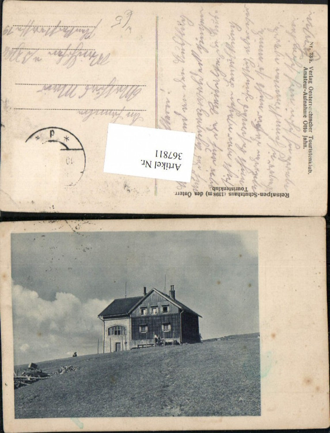 367811,Reisalpen-Schutzhaus Berghütte b. Türnitz