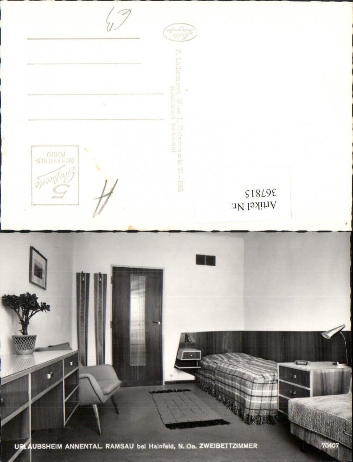 367815,Ramsau b. Hainfeld Urlaubsheim Annental Zweibettzimmer