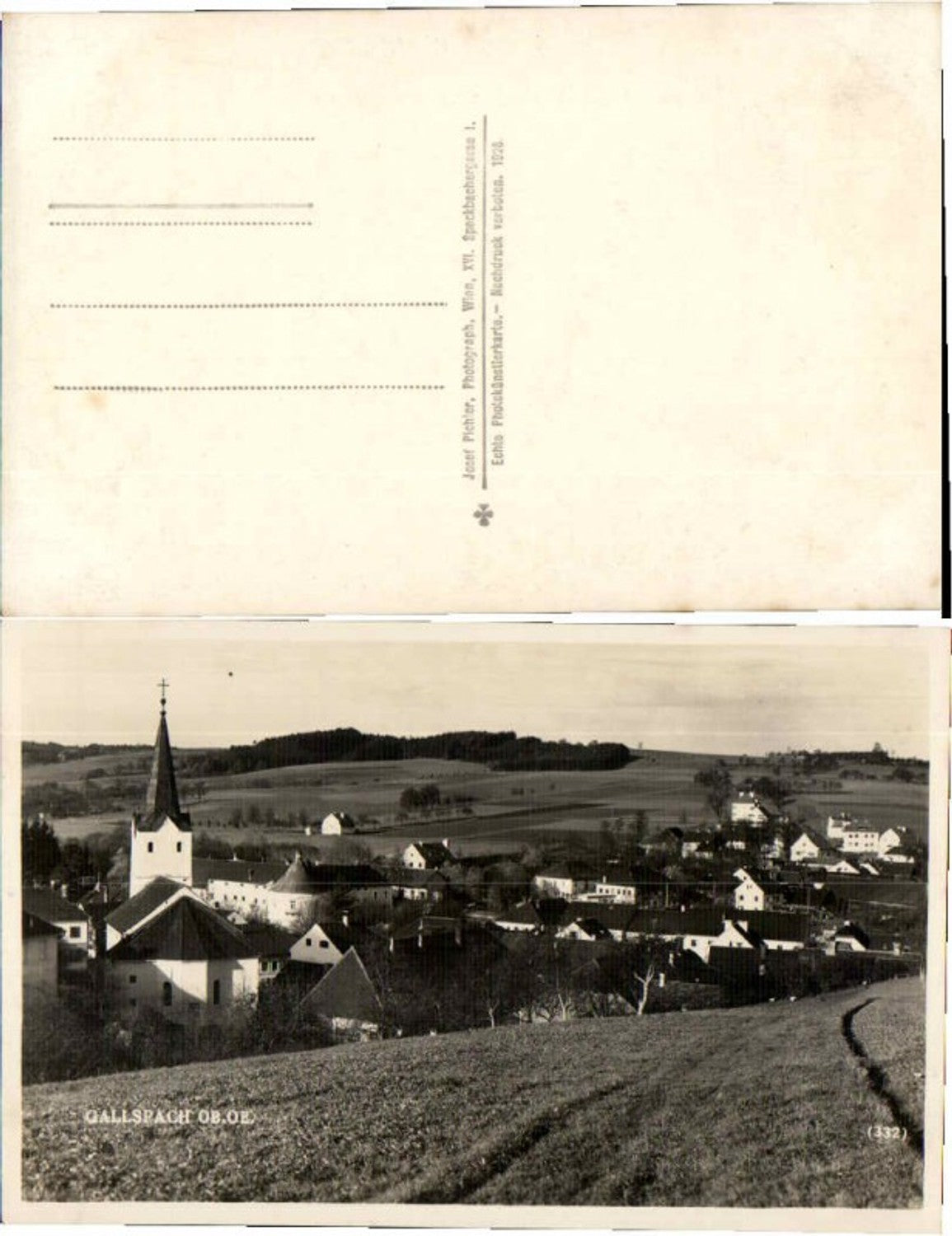 66530, Gallspach, town view 1928
