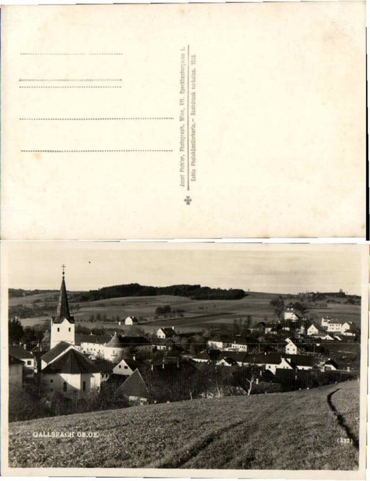 66530, Gallspach, town view 1928