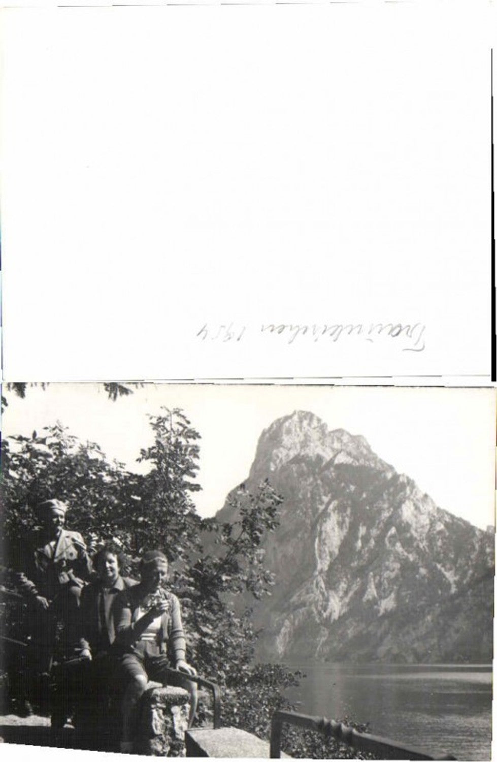66555, Photo from Traunkirchen near Traunstein, people, 1954